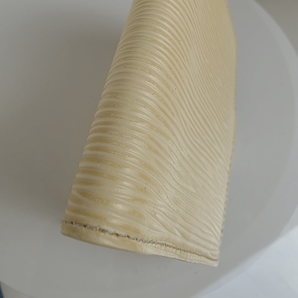 Louis Vuitton Epi Small Card Holder Notebook Cover Soft Yellow Beige Snap - Picture 11 of 14